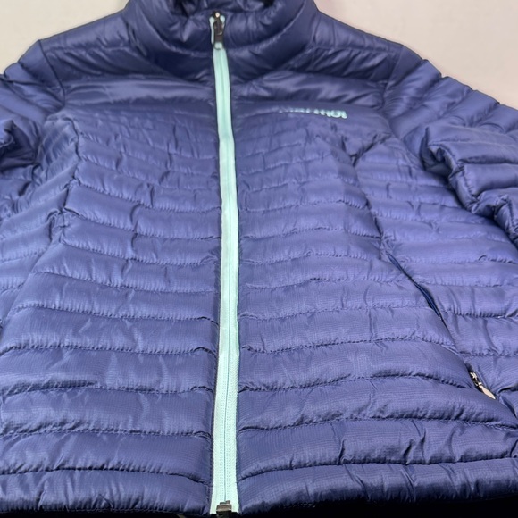 Marmot Featherless Winter 3-in-1Jacket Teal Shell Navy Puffer Womens sz Small - Picture 6 of 16
